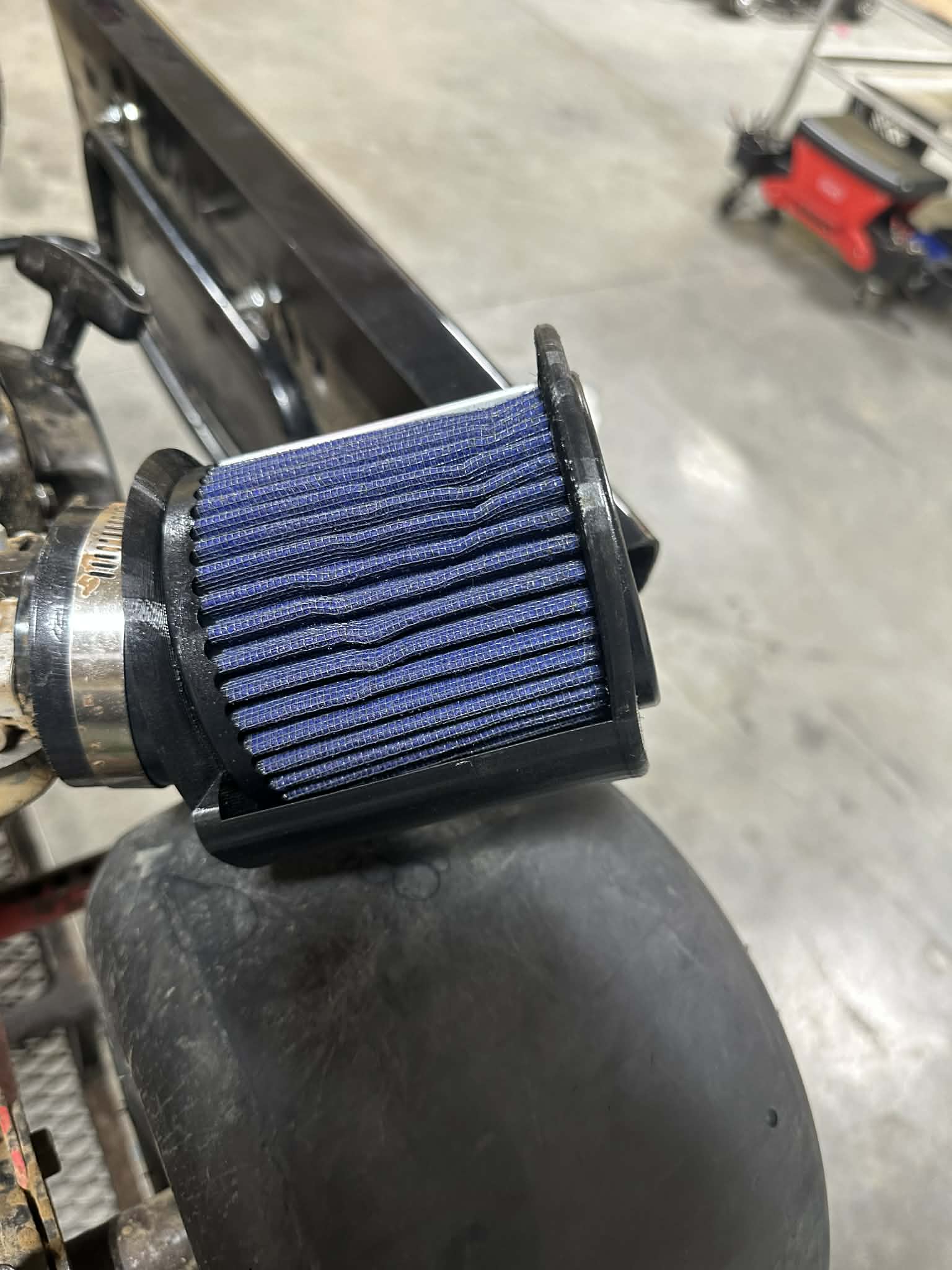 Go-Kart Air Filter Shield