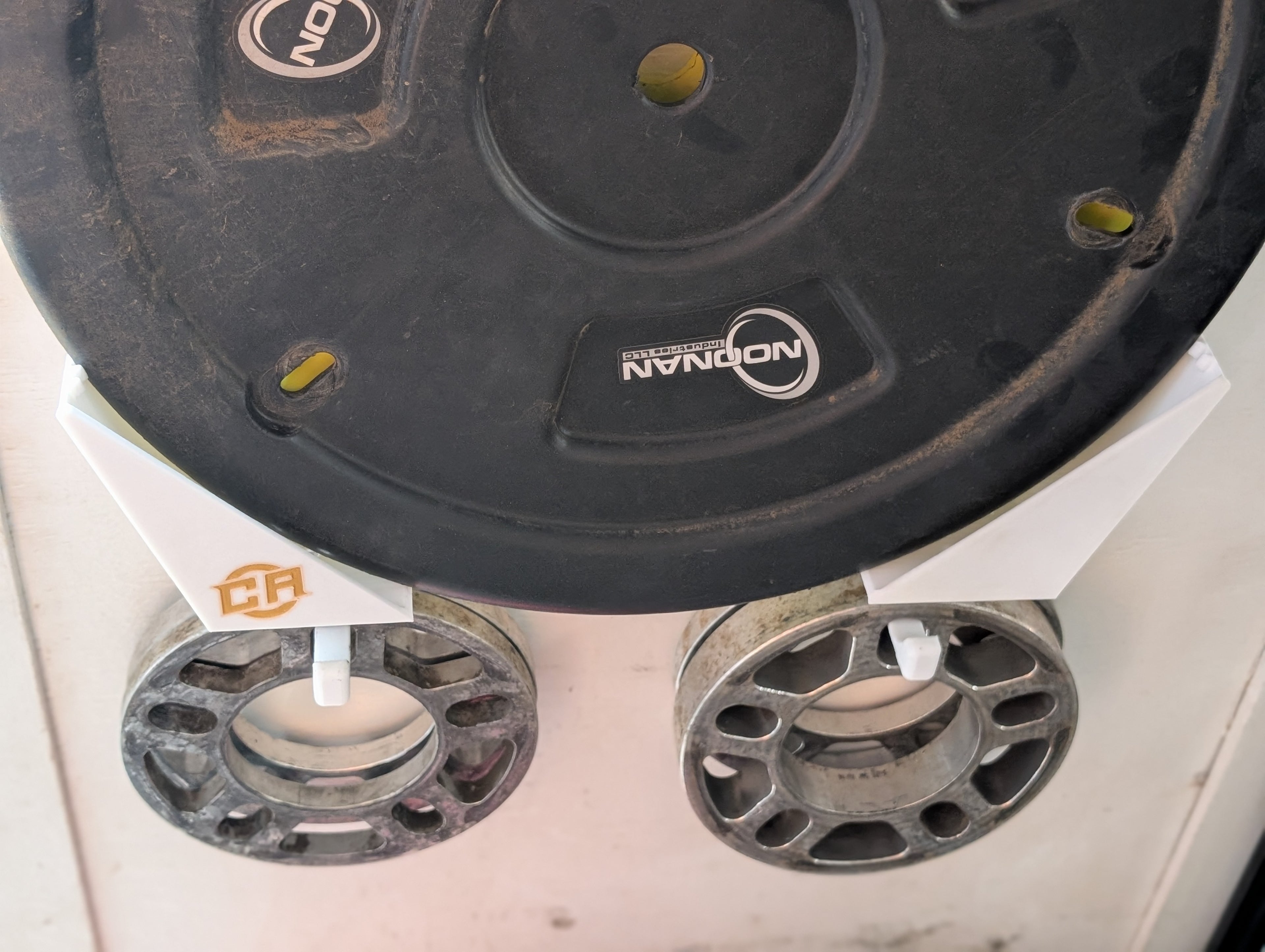 Wall-Mount Wheel Cover & Spacer Holder