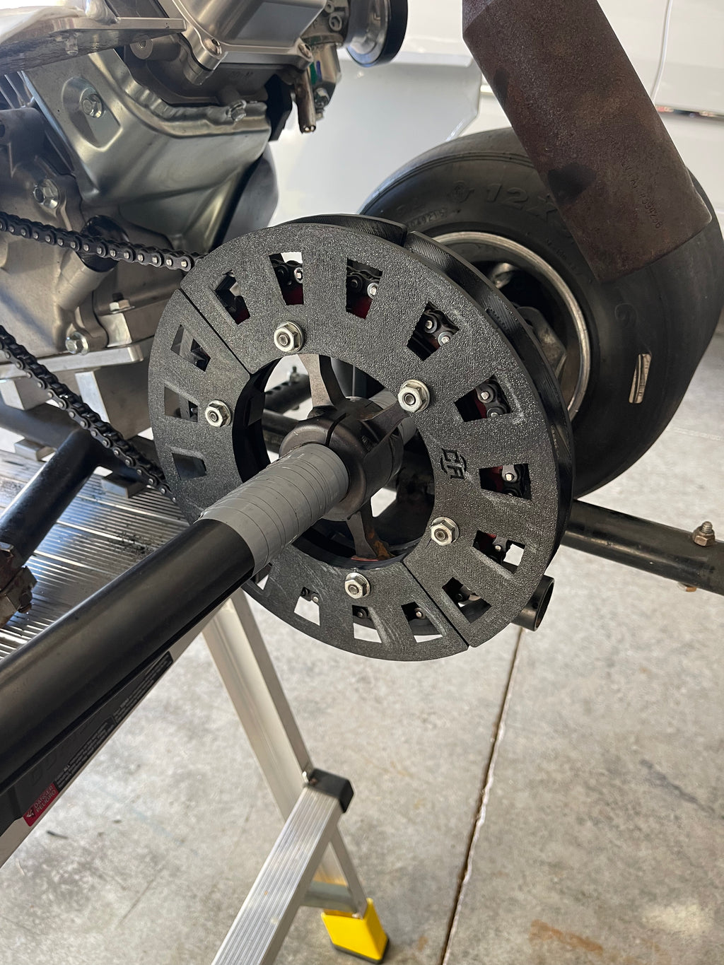 Go-Kart Chain Spoke Guard