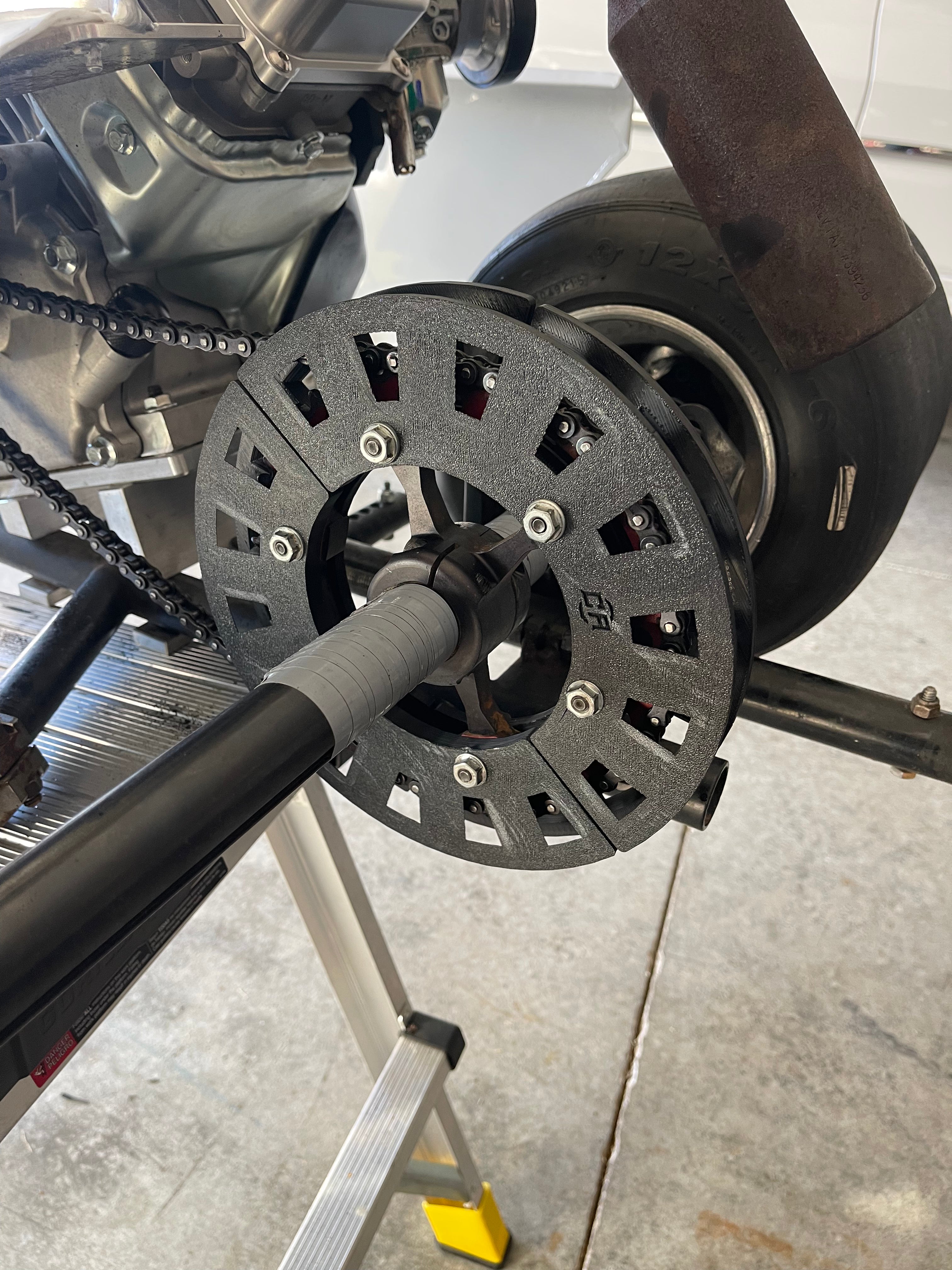 Go-Kart Chain Spoke Guard