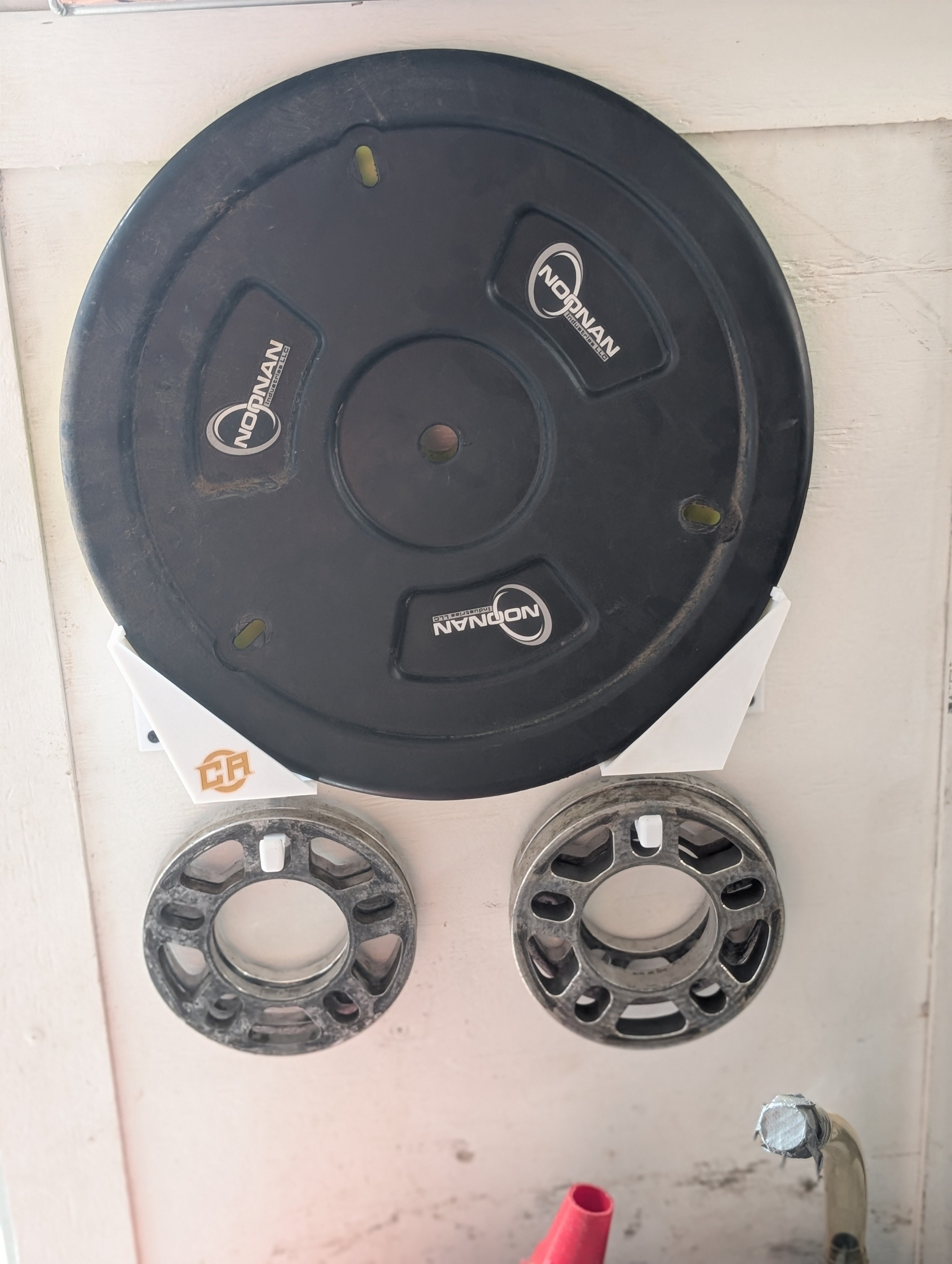 Wall-Mount Wheel Cover & Spacer Holder